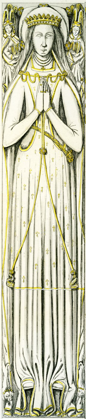 Lady Isabel Neville, Alabaster Effigy from the Smythe Tomb, St. Peter
